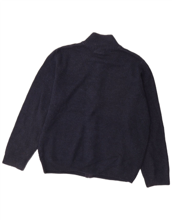 Pulover cardigan cu fermoar complet pentru bărbați Marks & Spencer XL bleumarin acrilic