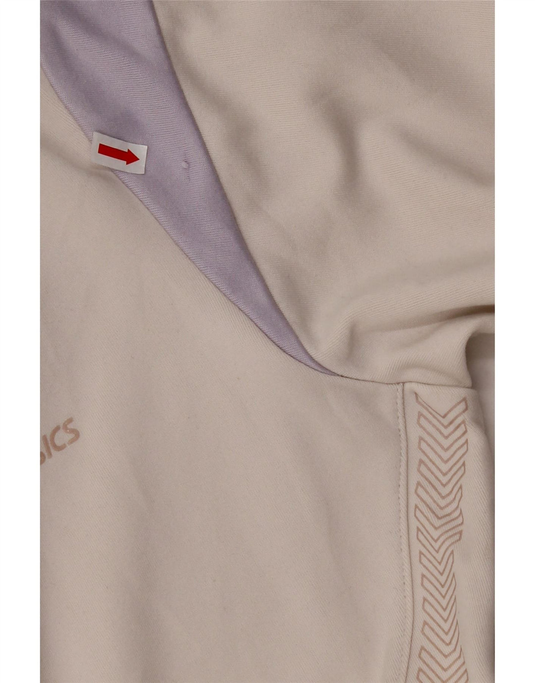 Jachetă de trening pentru femei ASICS UK 14 Medium White Colorblock