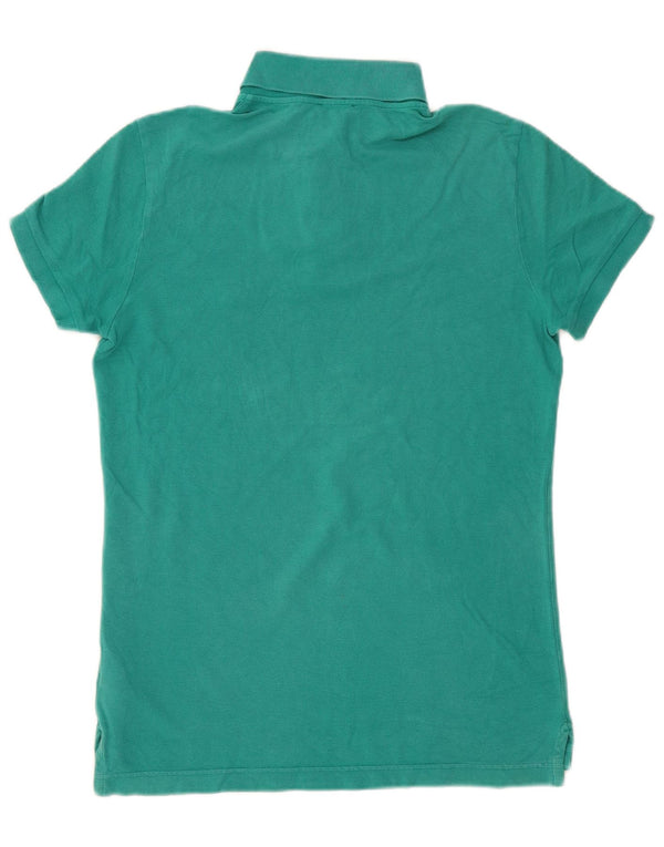 Tricou polo BENETTON pentru bărbați, bumbac verde mediu