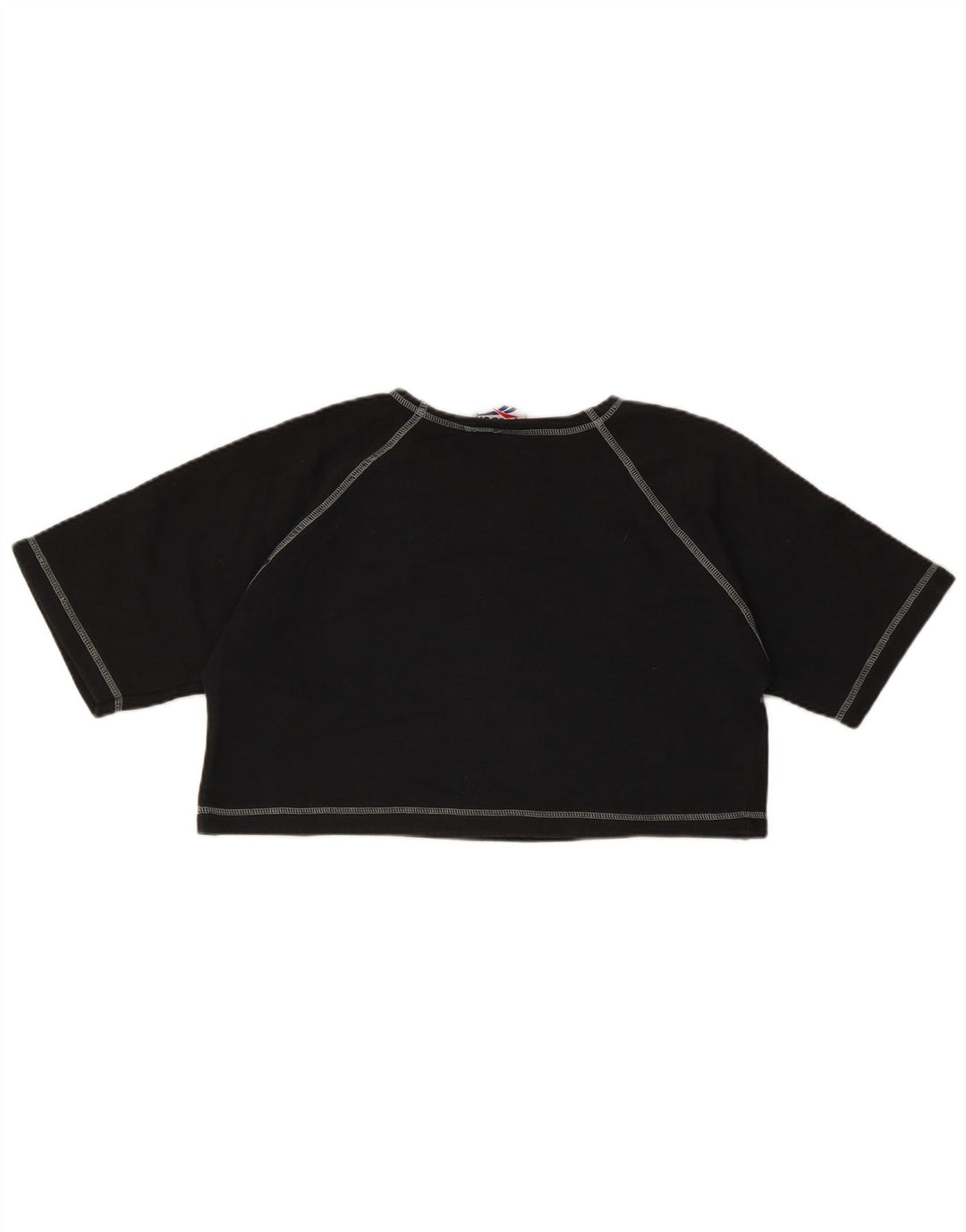 Tricou crop pentru femei REEBOK Top UK 14 Bumbac mediu negru