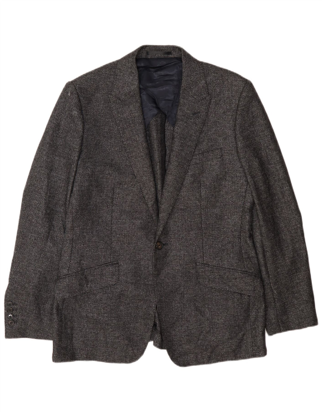 Jachetă blazer pentru bărbați Reiss cu 1 nasture UK 36 Mic bleumarin