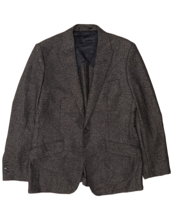 Jachetă blazer pentru bărbați Reiss cu 1 nasture UK 36 Mic bleumarin