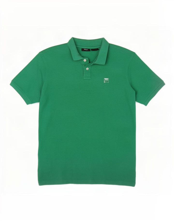 Tricou Polo Fila Barbati Mare Bumbac Verde