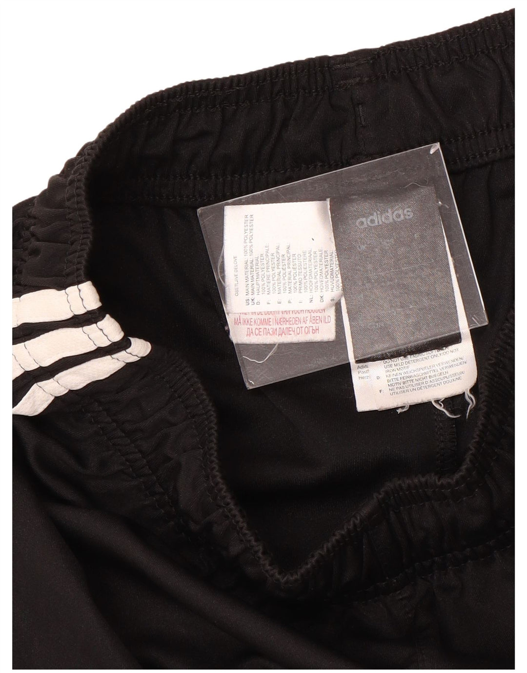 Pantaloni scurți sport ADIDAS băieți 13-14 ani poliester negru
