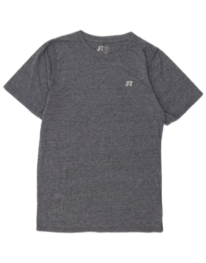 RUSSELL ATHLETIC Tricou pentru bărbați Top UK 34/36 Small Gri Poliester