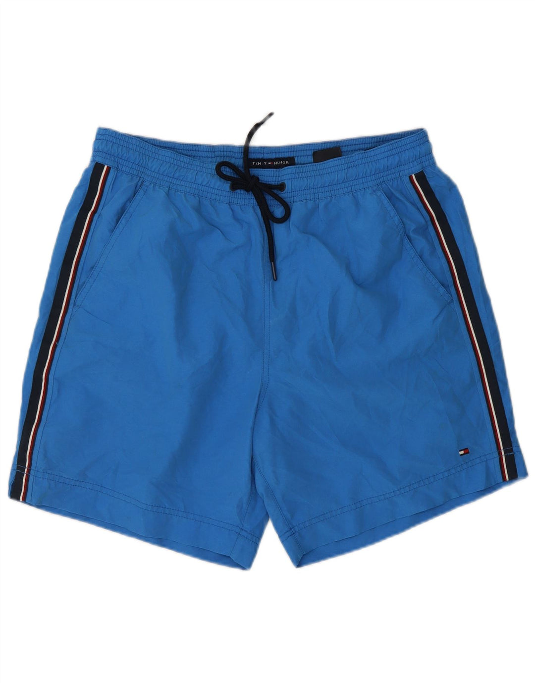 Pantaloni scurți de înot Tommy Hilfiger pentru bărbați, mari, albastru, poliester