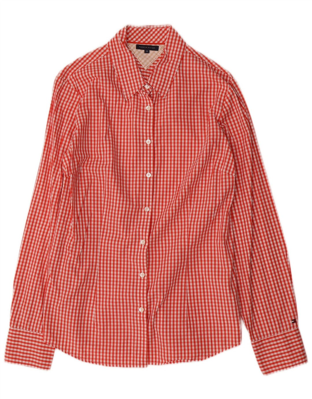 Cămașă Tommy Hilfiger pentru femei US 10 Large Red Gingham Bumbac