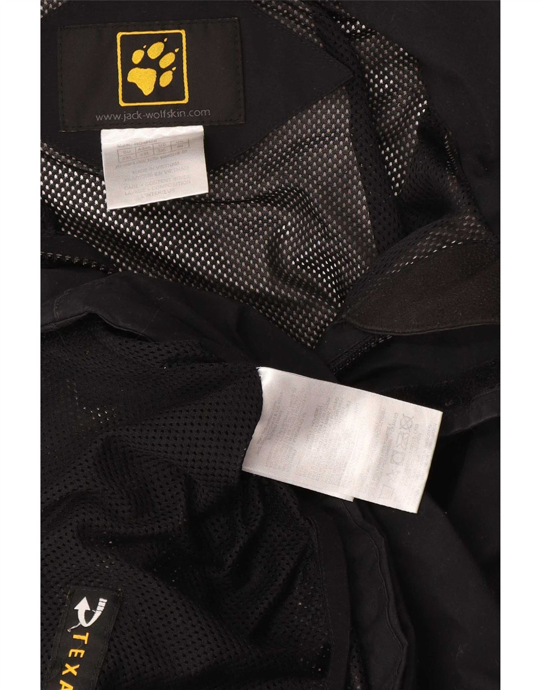 Jack Wolfskin jachetă de vânt pentru bărbați UK 50 3XL poliamidă neagră