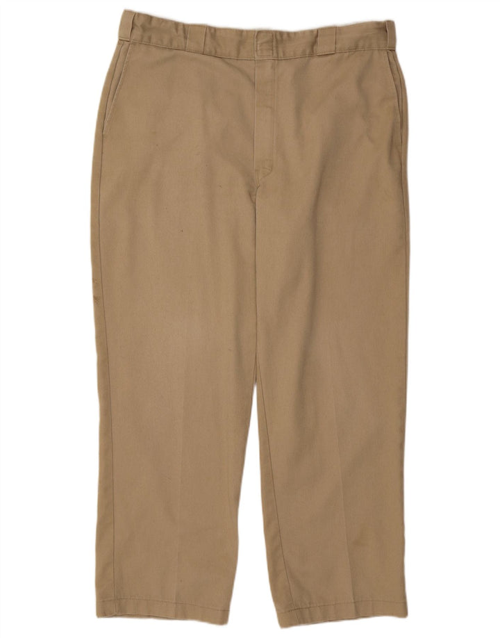 Pantaloni chino drepți pentru bărbați Dickies W36 L28 bej