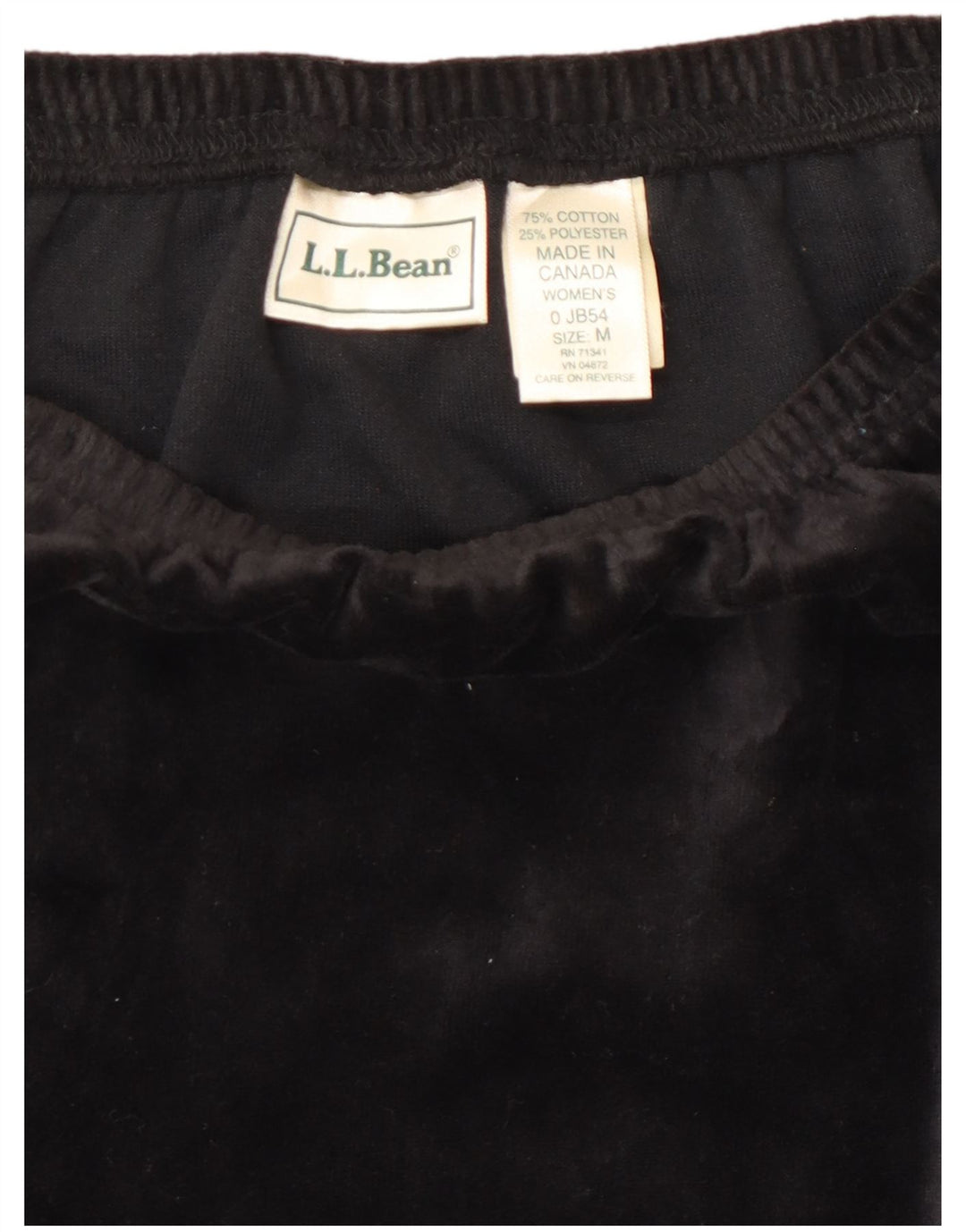 L.L.BEAN Fusta A-Line pentru femei din catifea Medium W28 Bumbac negru