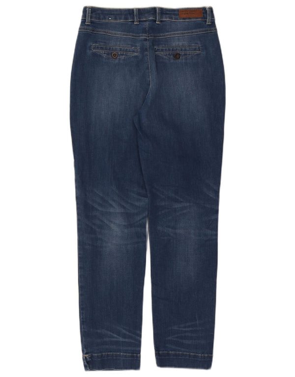 Blugi slim pentru femei Benetton UK 8 Small W26 L27 Blue Bumbac