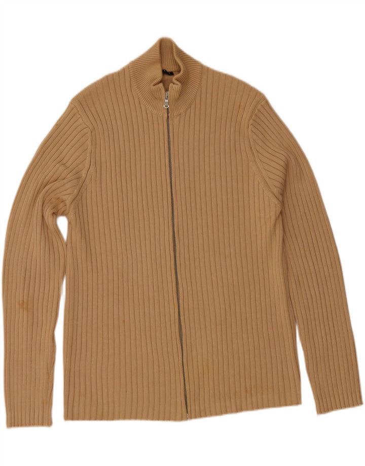 Pulover cardigan pentru bărbați Sisley, bej mediu