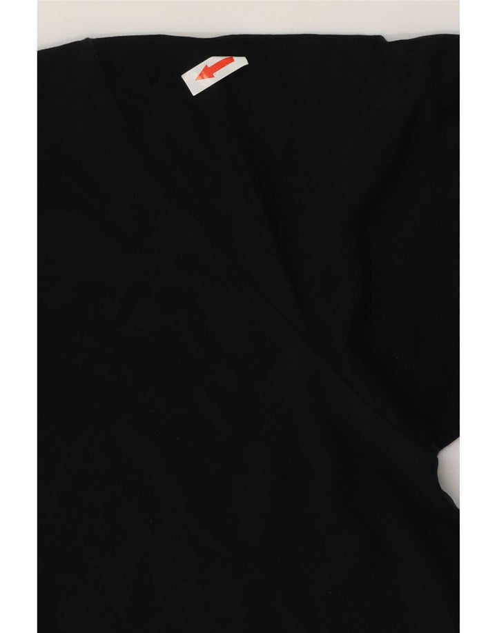 Tricou grafic Nike pentru bărbați Top mic, negru, bumbac