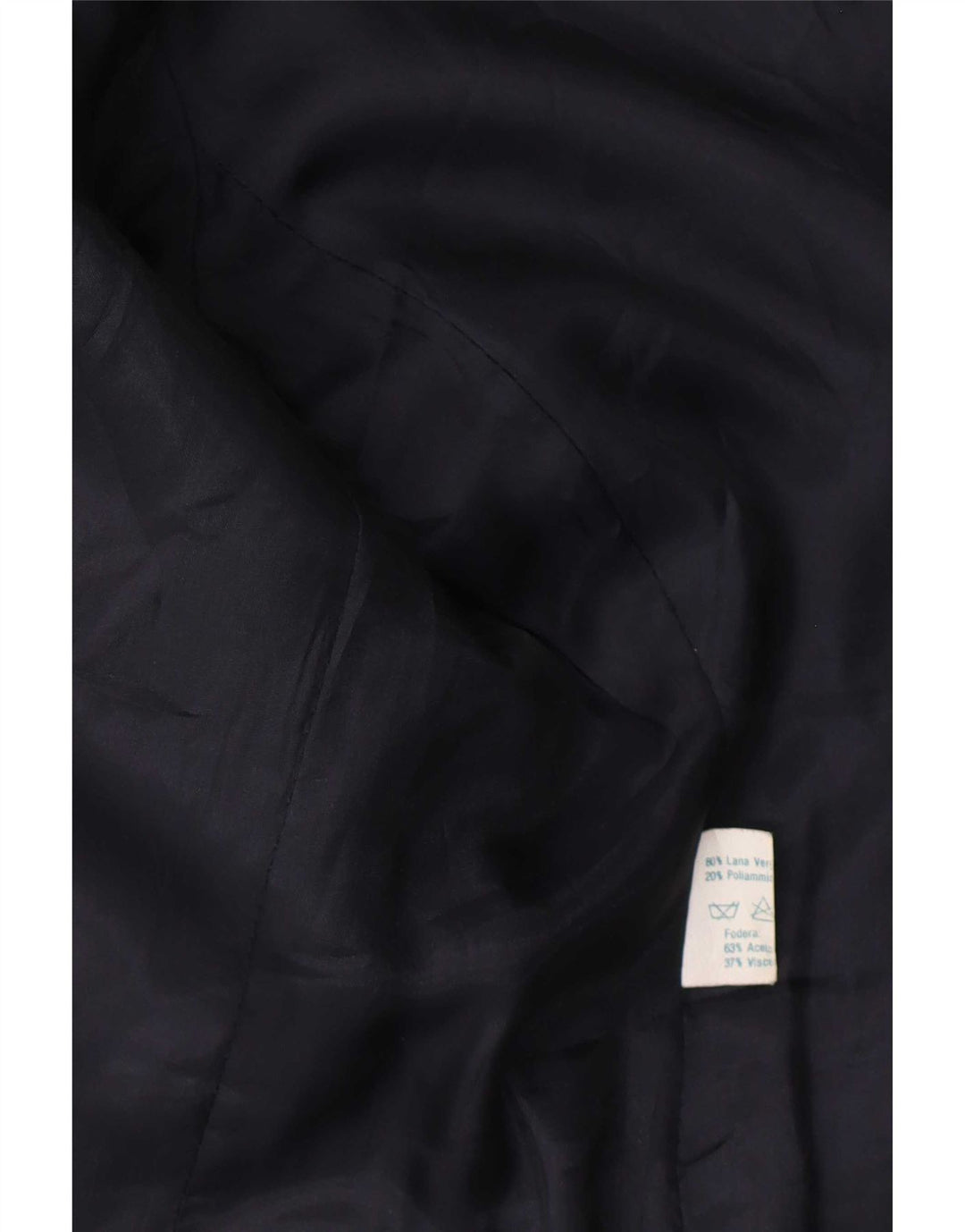 Sacou blazer pentru femei Luisa Spagnoli cu 2 nasturi IT 44 Lână cu carouri albastru mediu