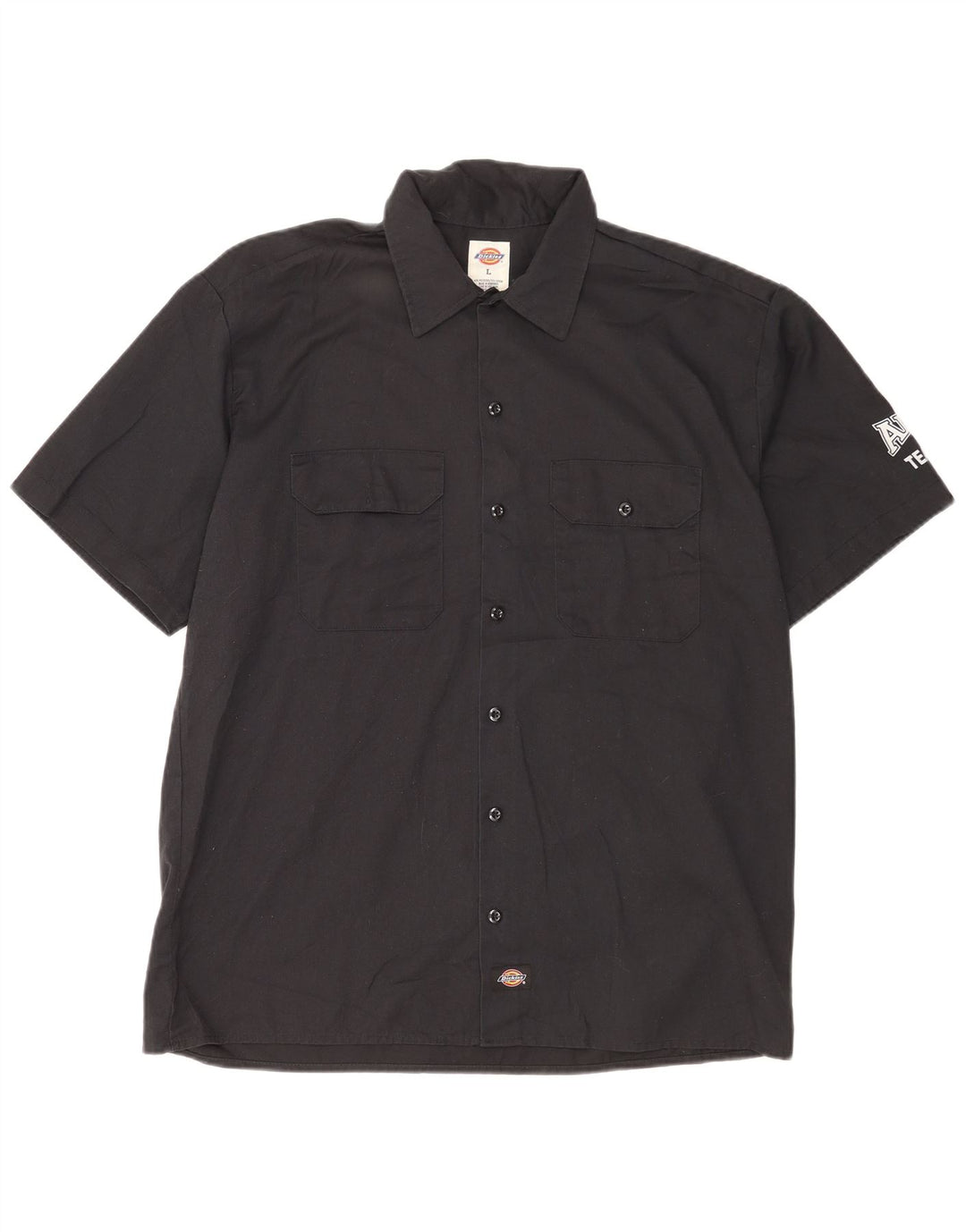 Cămașă cu mânecă scurtă pentru bărbați DICKIES, bumbac negru mare