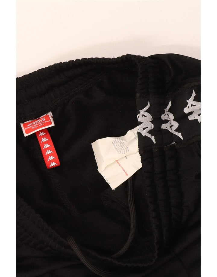 Pantaloni de trening cu grafic pentru femei Kappa Pantaloni de jogging UK 14 Medium Black