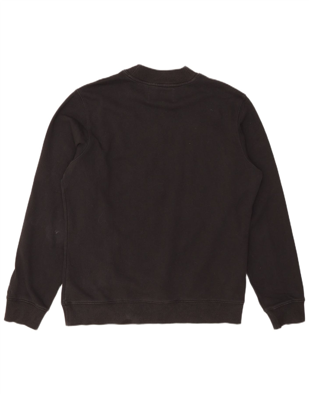 CALVIN KLEIN JEANS Pulover cu grafic pentru femei UK 16 Large Negru