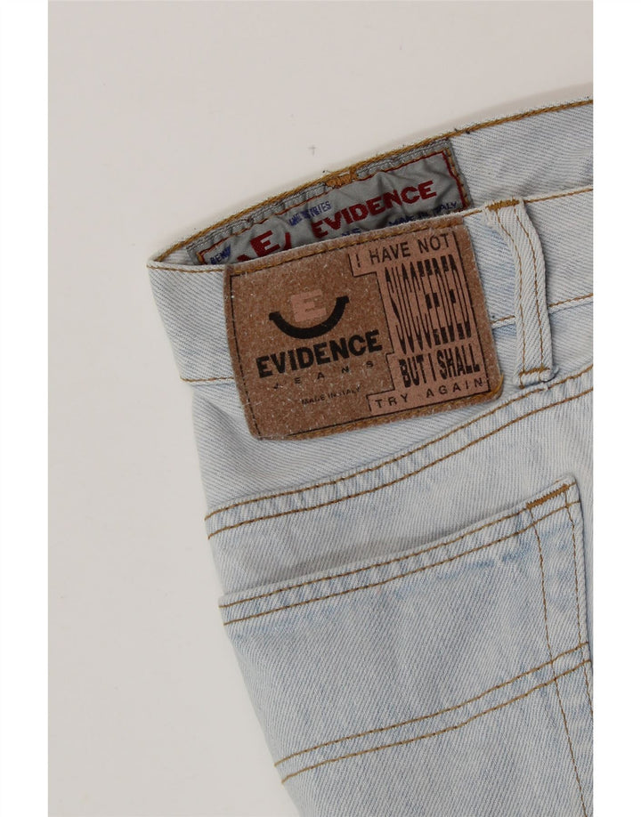 EVIDENCE Pantaloni scurți din denim pentru bărbați W32 Medium Blue