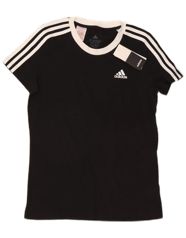 Tricou Băieți Adidas Top 13-14 Ani Bumbac Negru