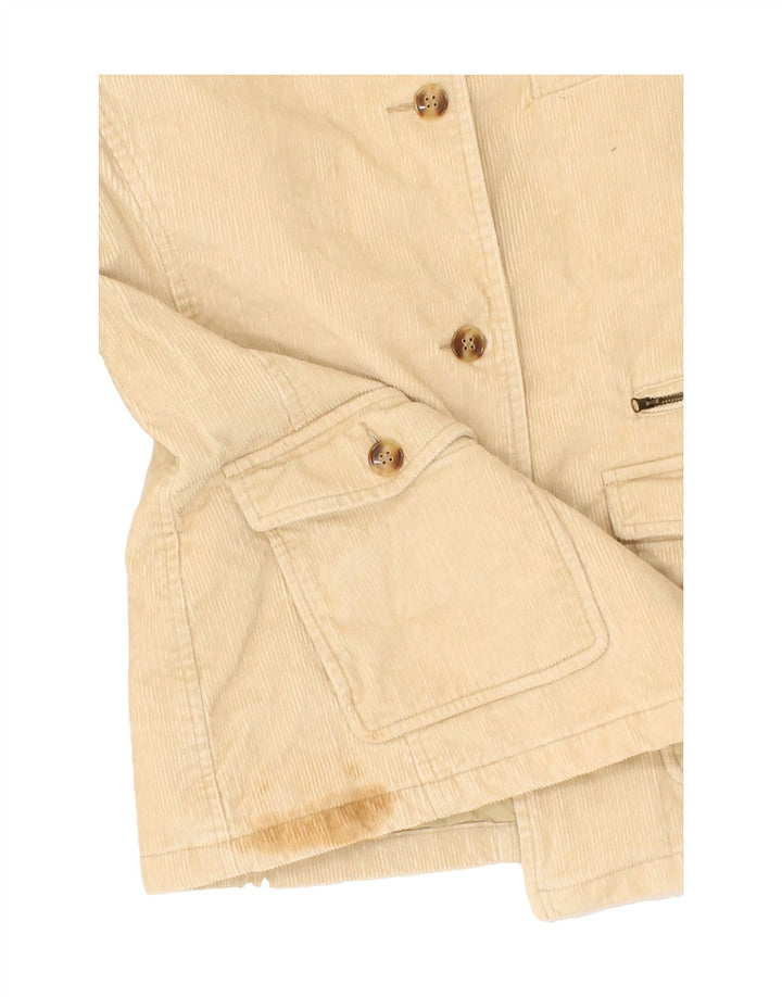 HENRY COTTONS Womens Corduroy Jacket IT 48 XL Beige Cotton Vintage Henry Cottons and Second-Hand Henry Cottons from Messina Hembry 