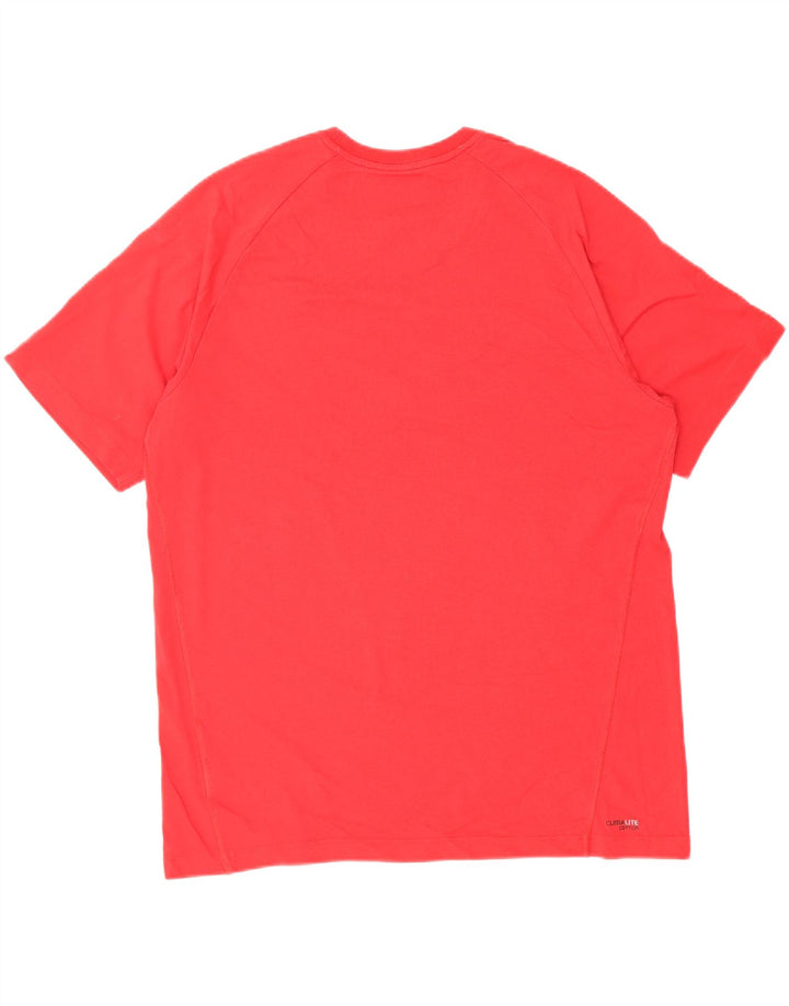 ADIDAS Mens Clima 365 Graphic T-Shirt Top Large Red