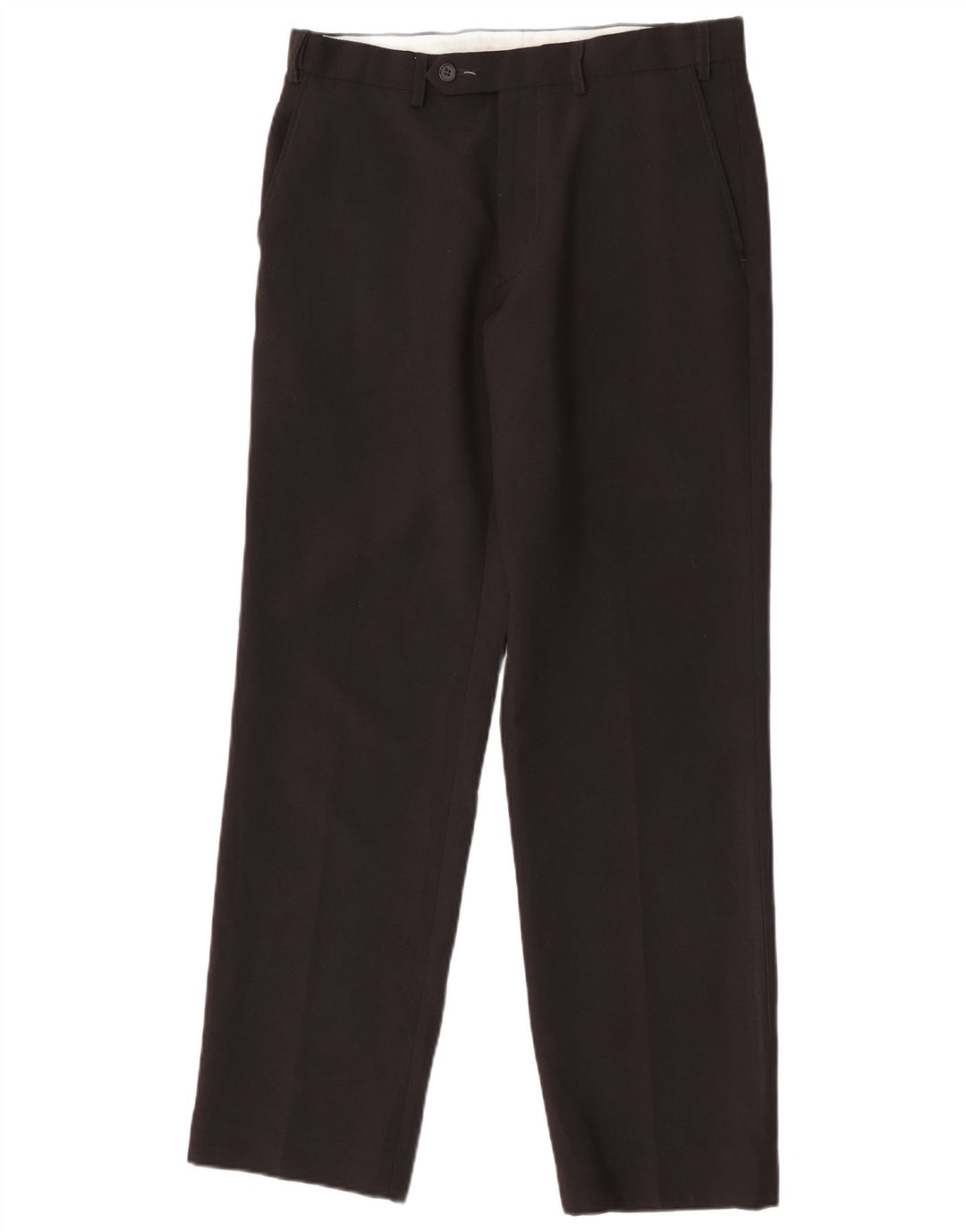 Marks & Spencer Pantaloni drepți pentru bărbați L32 L31 Poliester negru