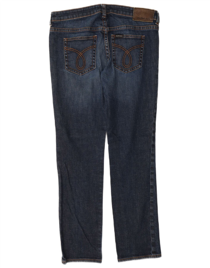 Blugi slim pentru femei Calvin Klein W34 L30 albastru