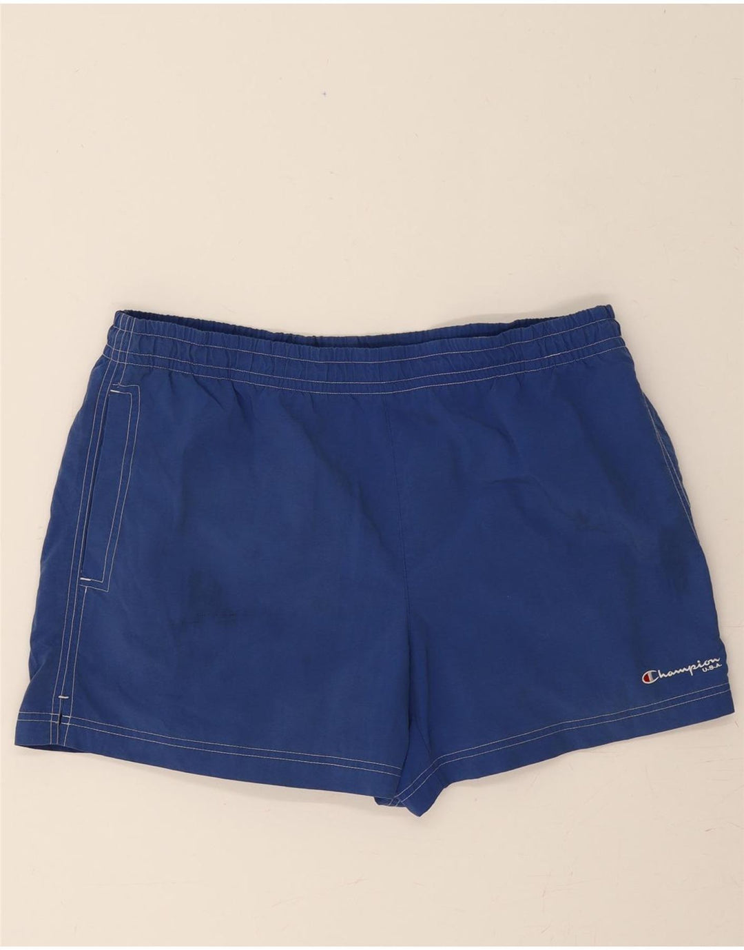 CHAMPION Mens Swimming Shorts Large Blue Polyamide Vintage Champion and Second-Hand Champion from Messina Hembry 