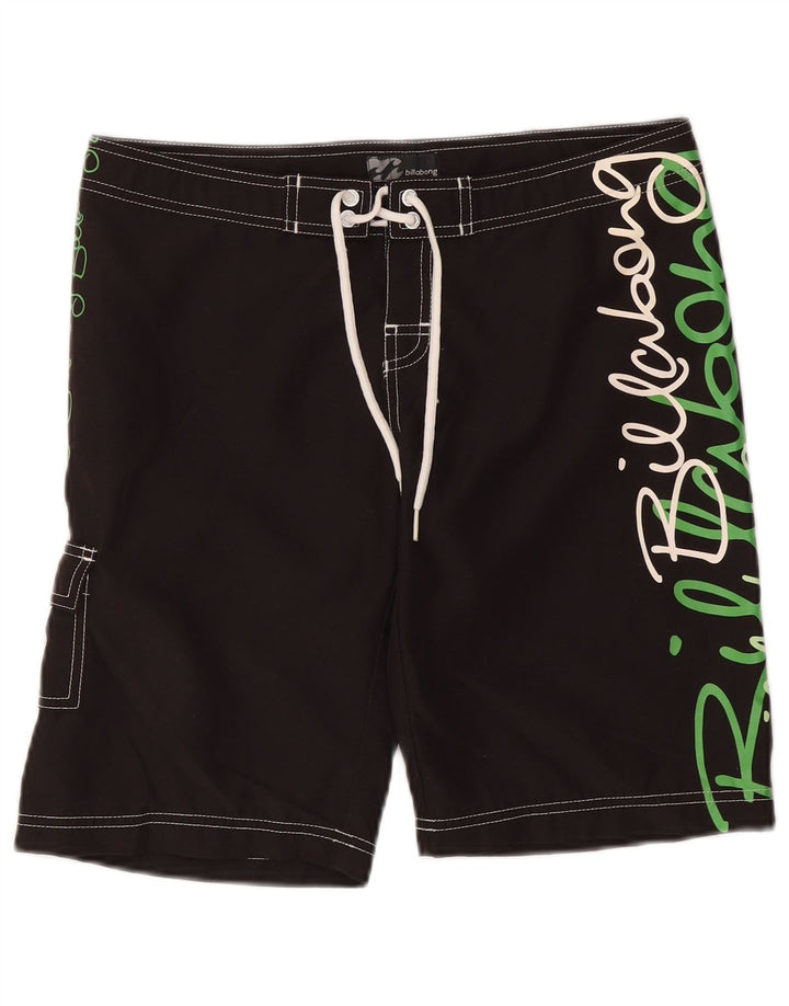 Pantaloni scurți de înot grafic pentru bărbați Billabong, poliester mediu negru