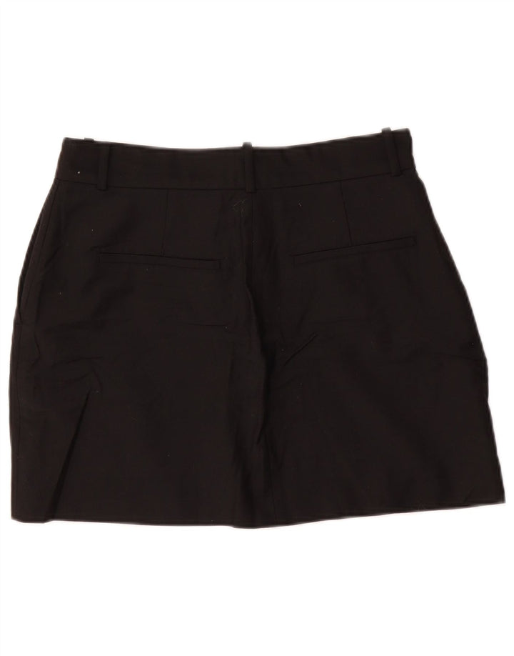Fusta mini pentru femei ZARA Medium W28 Poliester negru