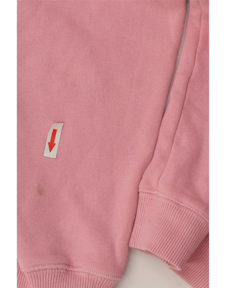 Jack Wills Pulover supradimensionat pentru femei UK 8 Bumbac roz mic