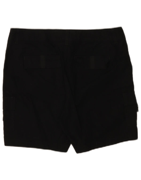 Pantaloni scurti cargo Lee, cu talie medie, cu talie medie US 12, mari W32, bumbac negru
