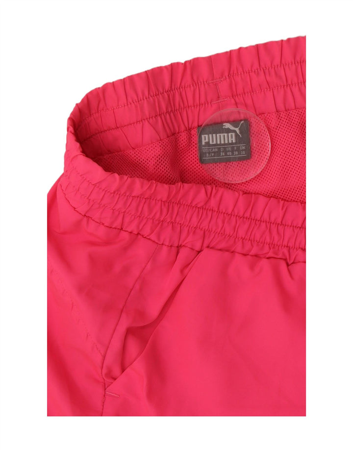 Pantaloni scurti sport Puma pentru femei UK 10 Small Pink Poliester