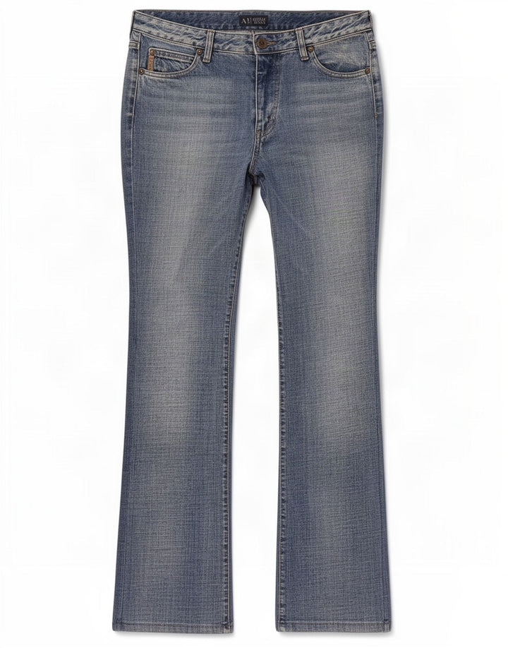 Blanc Bootcut Armani pentru femei W31 L33 Bumbac albastru