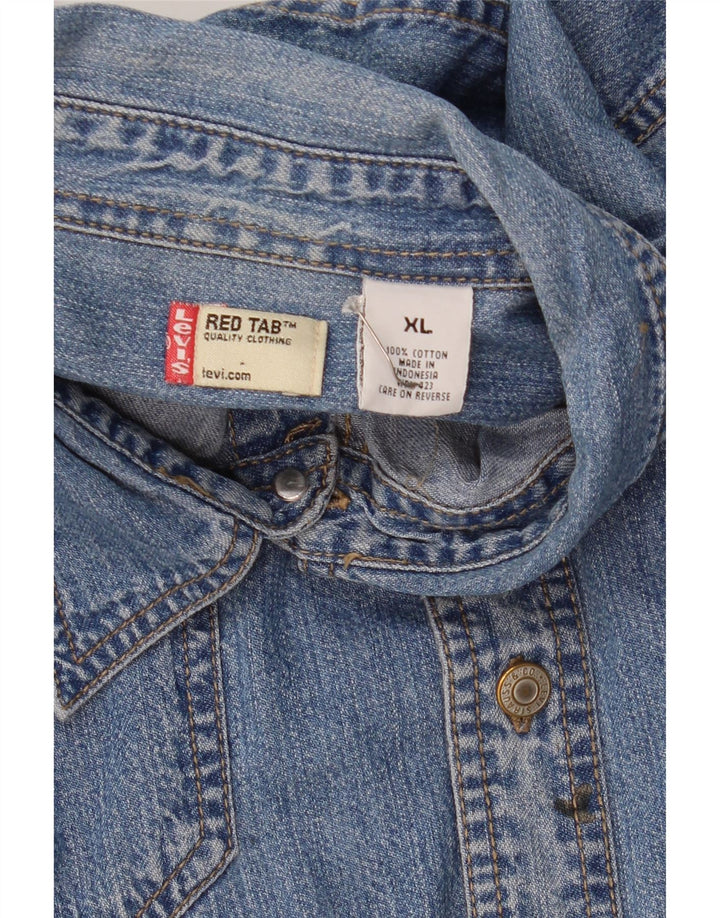Cămașă de blugi pentru bărbați Levi's XL, bumbac albastru