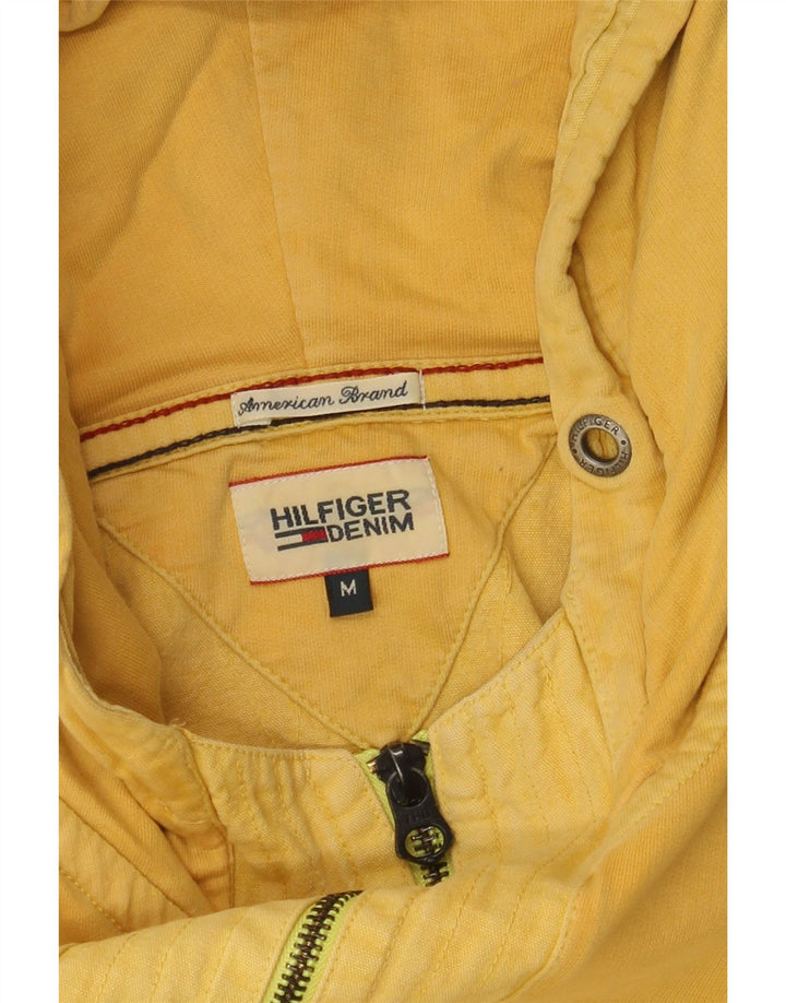 TOMMY HILFIGER Hanorac cu cap cu fermoar pentru bărbați, galben mediu