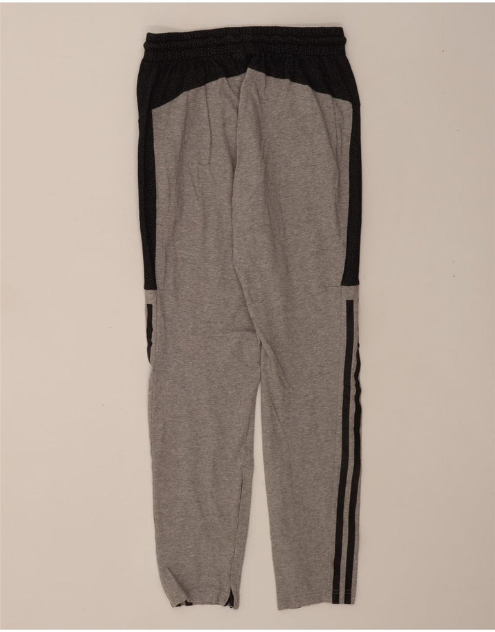 ADIDAS Mens Tracksuit Trousers Small  Grey Colourblock Cotton Vintage Adidas and Second-Hand Adidas from Messina Hembry 