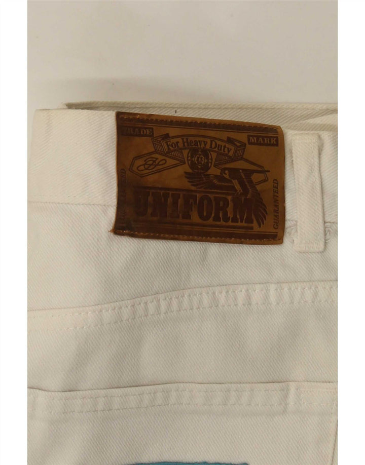 Uniformă Blugi Drepți Femei L28 L26 Alb