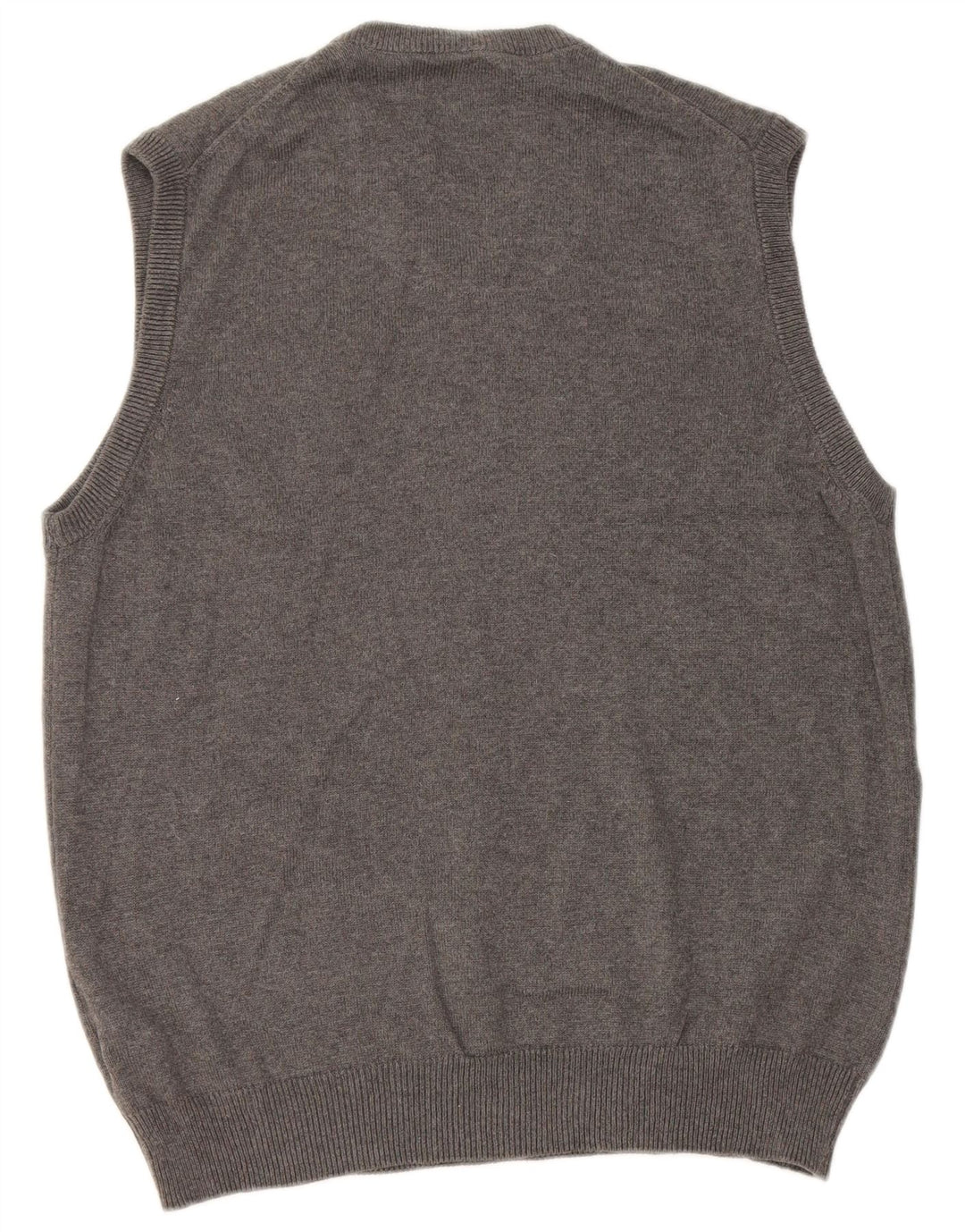 Marks & Spencer Mens Regular Fit Vest Tank Top Bumbac Gri mediu