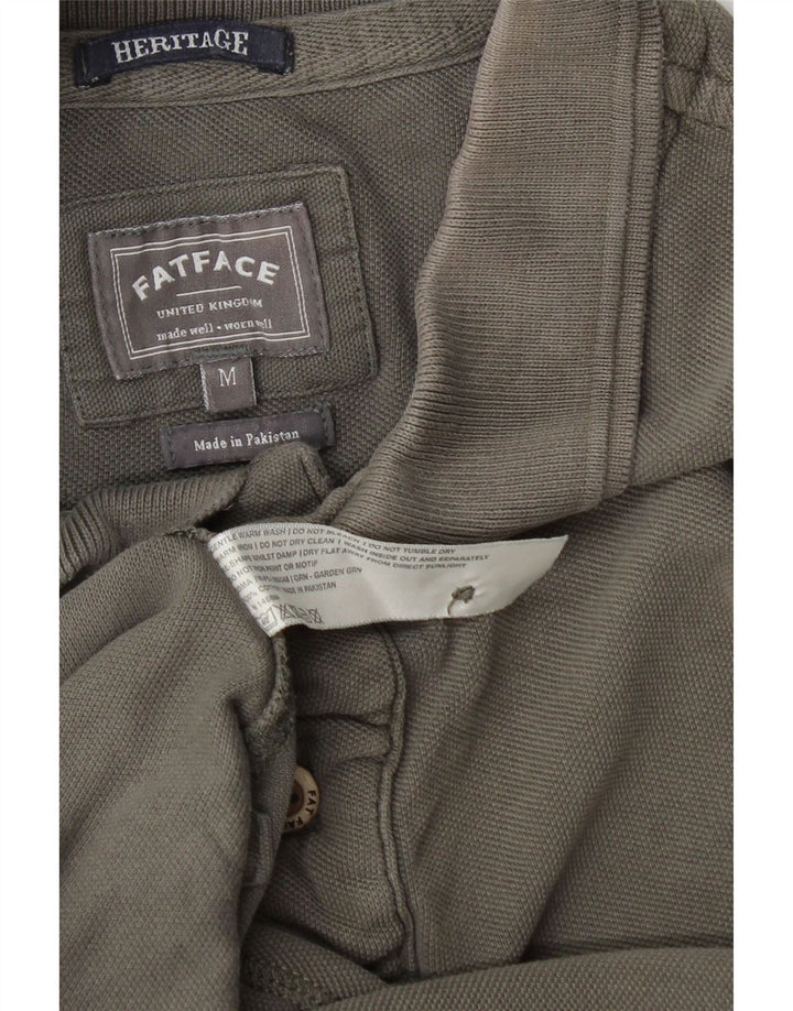 Tricou polo pentru bărbați Fat Face, din bumbac gri mediu