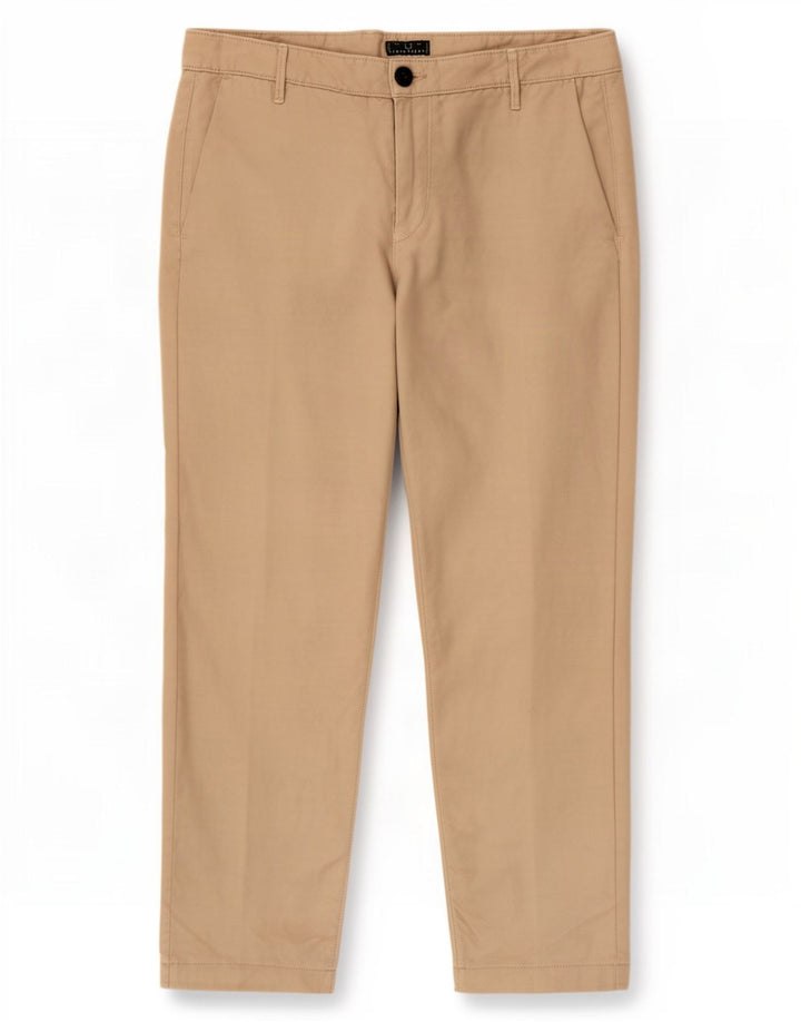 Pantaloni tăiați pentru femei Fred Perry L31 L25 bumbac bej