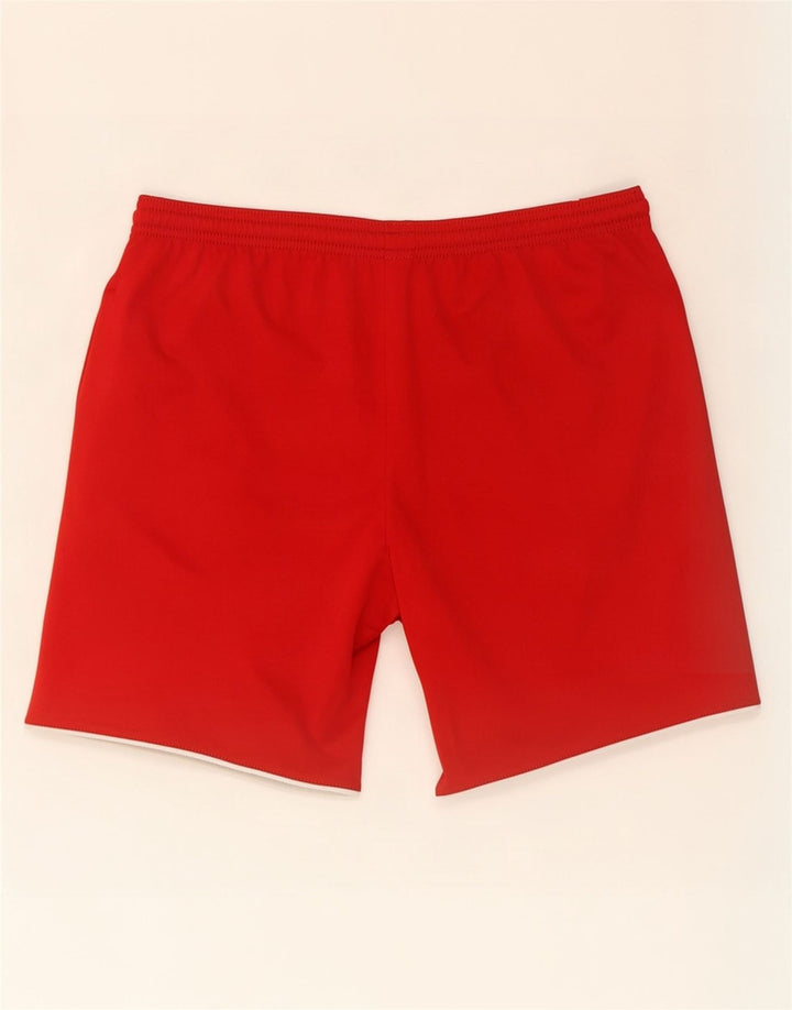 Pantaloni scurți sport pentru bărbați Adidas, poliester roșu mic