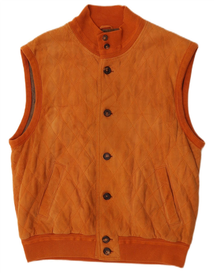 Gilet matlasat pentru bărbați Mila Schon UK 38 Medium Orange