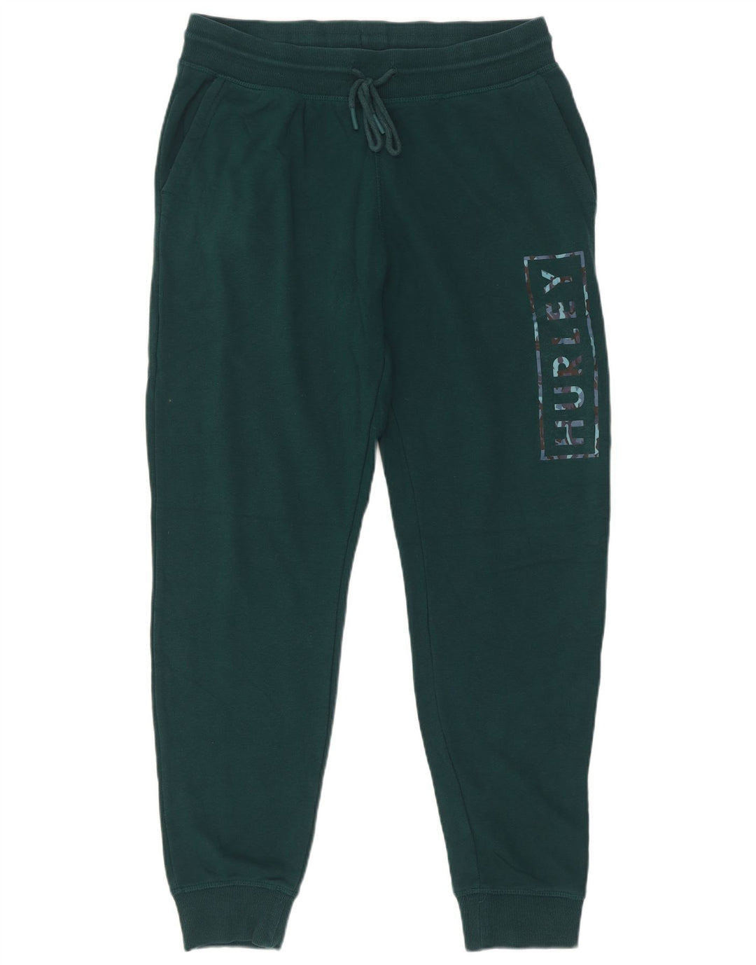 Pantaloni de trening grafic pentru bărbați Hurley Pantaloni de jogging, bumbac verde mediu