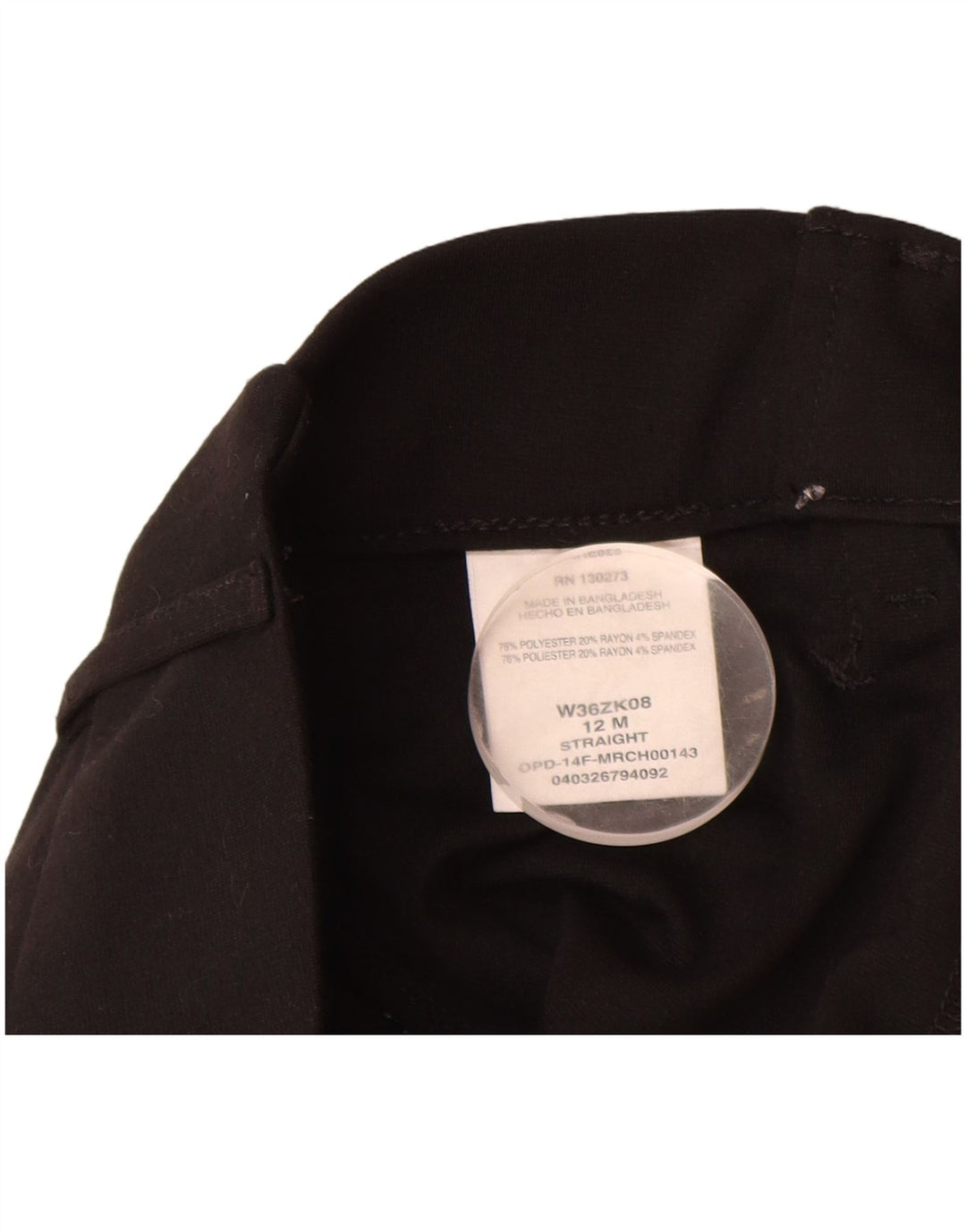 Pantaloni casual Lee Riders pentru femei US 12 Large W32 L32 Poliester negru