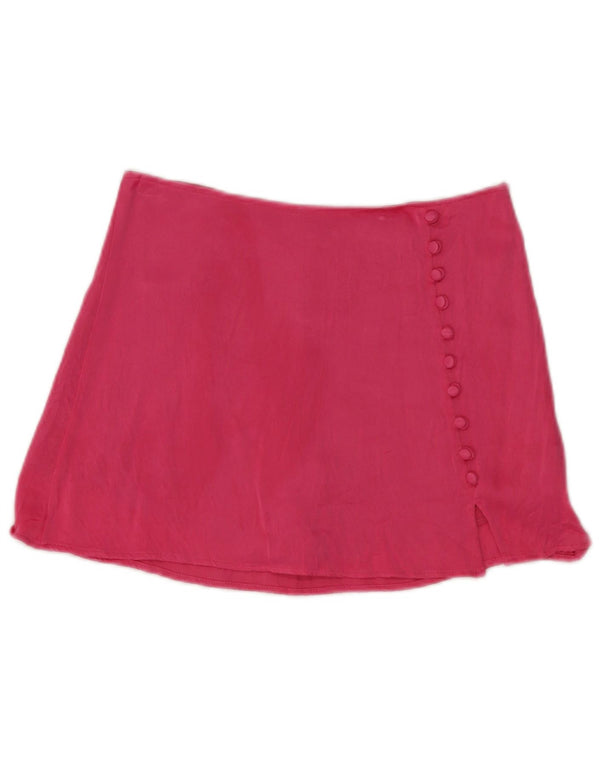 Fusta pentru femeie Zara Medium W28 Roz Viscoză
