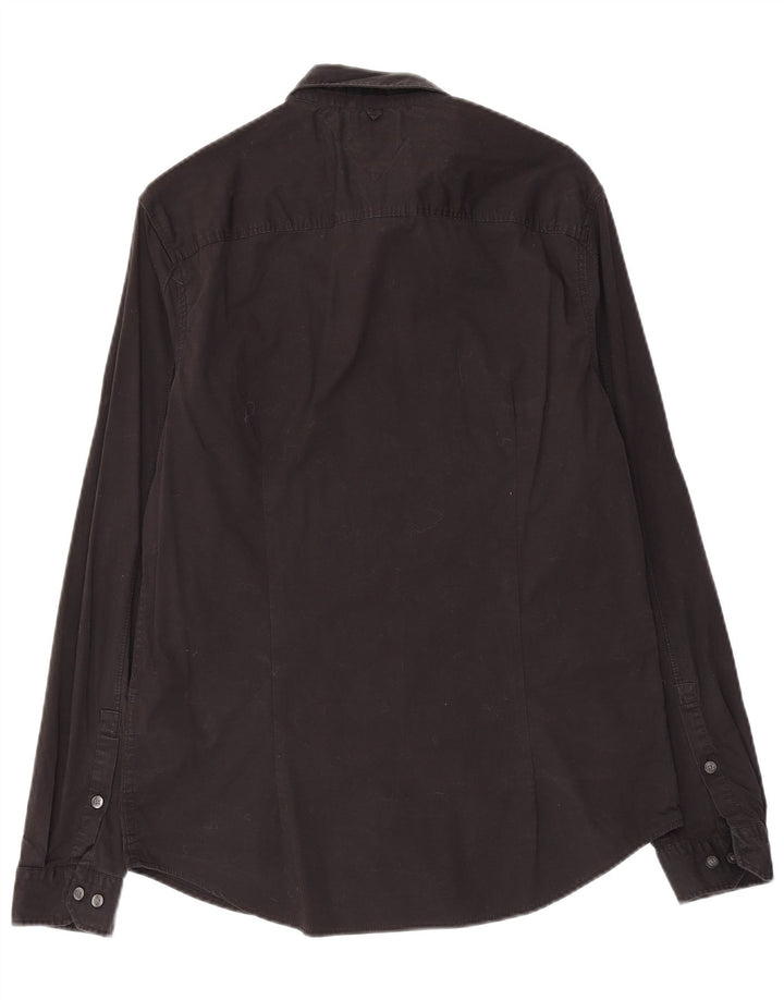 Cămașă pentru bărbați Tommy Hilfiger Slim Fit, mare, negru, bumbac