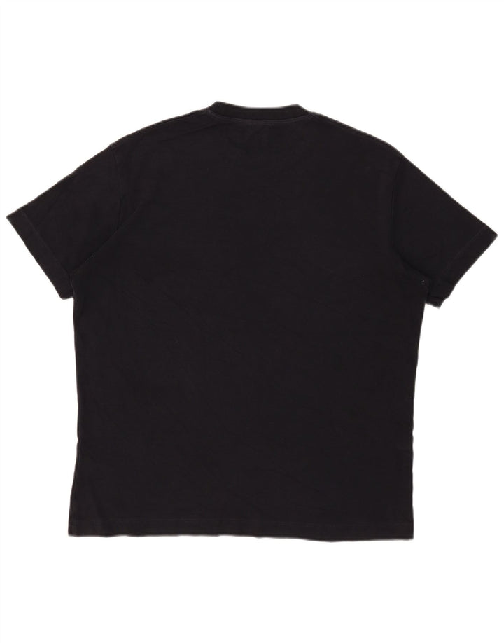 Massimo Dutti Tricou Bărbați Top Mediu Negru Bumbac
