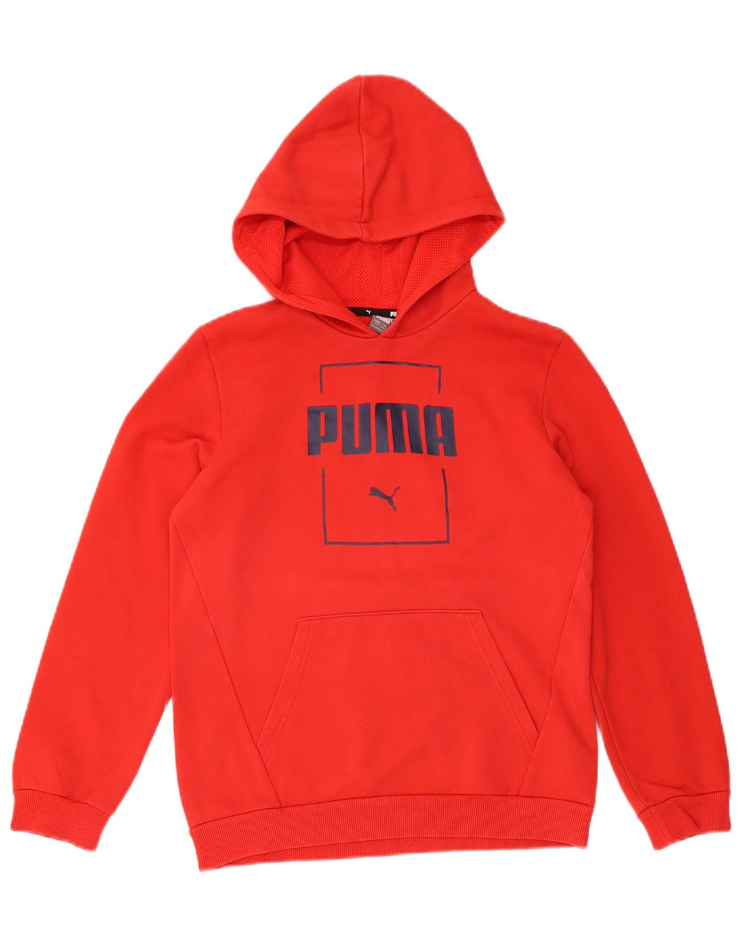 Pulover Puma pentru băieți, cu grafică, 13-14 ani, poliester roșu