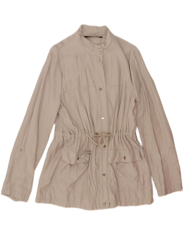 Jachetă Utilitară pentru Damă Zara UK 18 XL Bej Viscoză